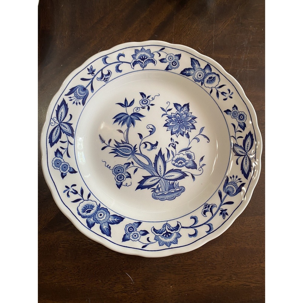 Blue Bonnet Ironstone Japan #4270 7 1/4" Wide Salad Plate Perfect
